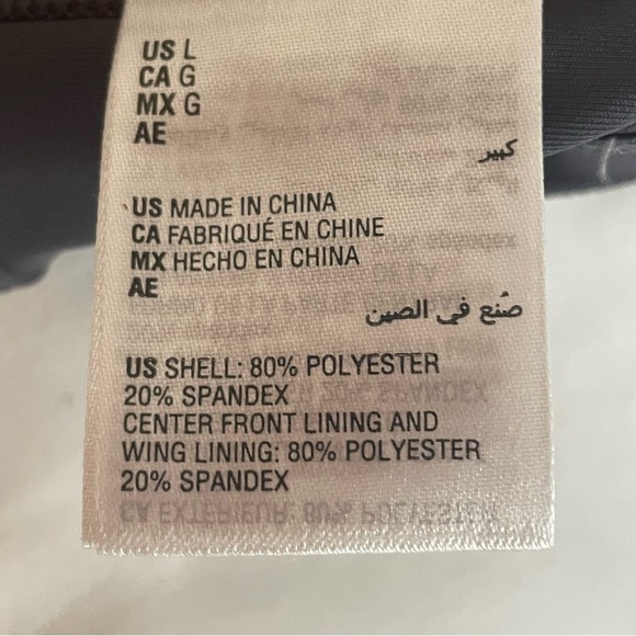 Ideology Black High-Impact Sports Bra with Front Zipper cross back straps L - Picture 8 of 10